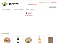 Tablet Screenshot of foodistrib.com